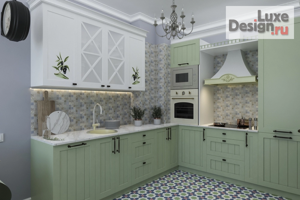 Дизайн интерьера однокомнатной квартиры "Прованс в городской квартире" (фото 13)