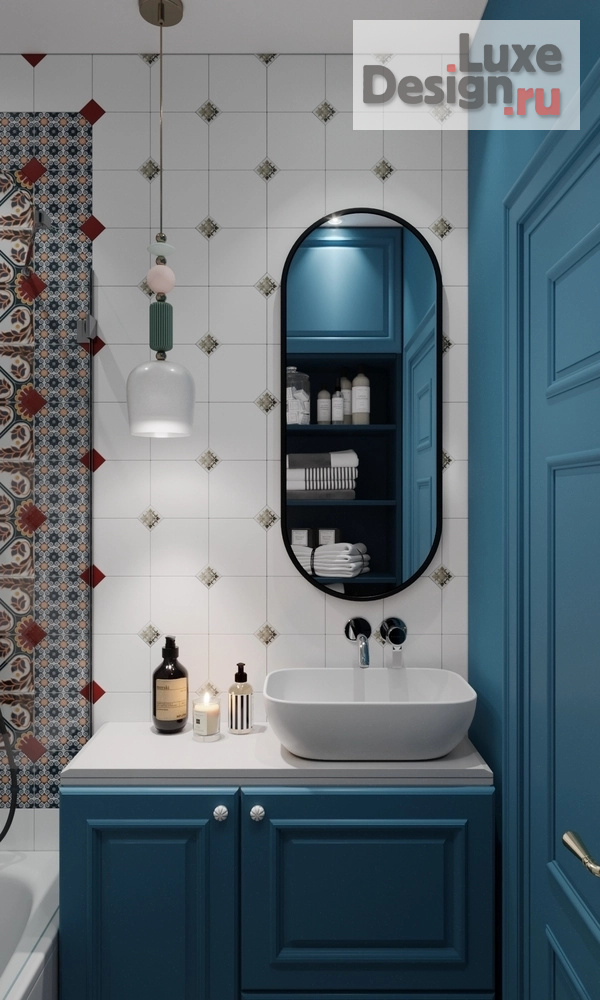 Дизайн интерьера двухкомнатной квартиры "Буйство цвета " (фото 14)