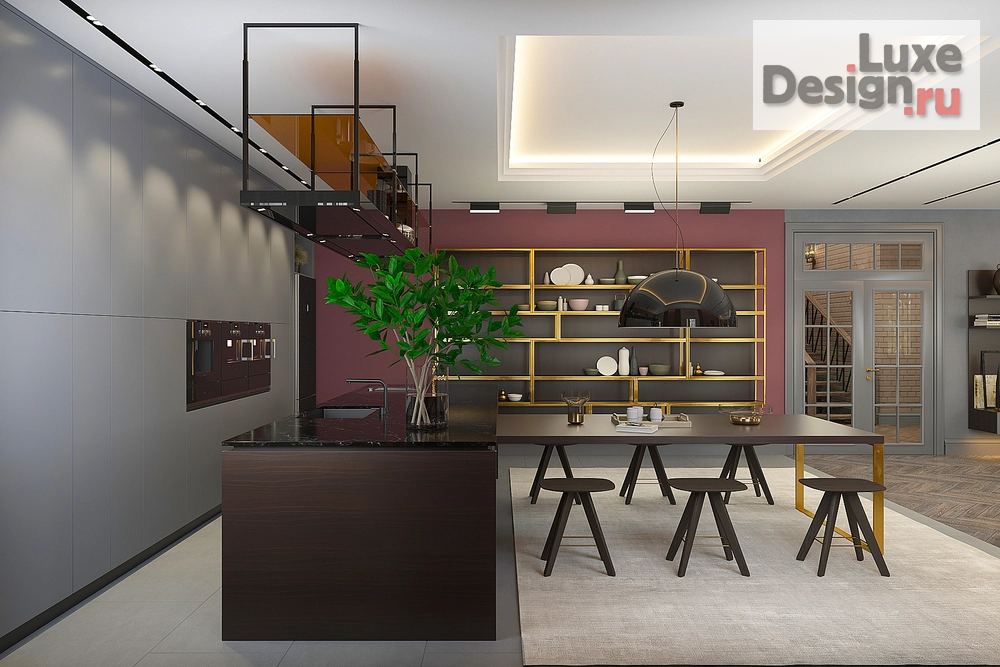 Дизайн интерьера коттеджа " Арлекин" (фото 10)