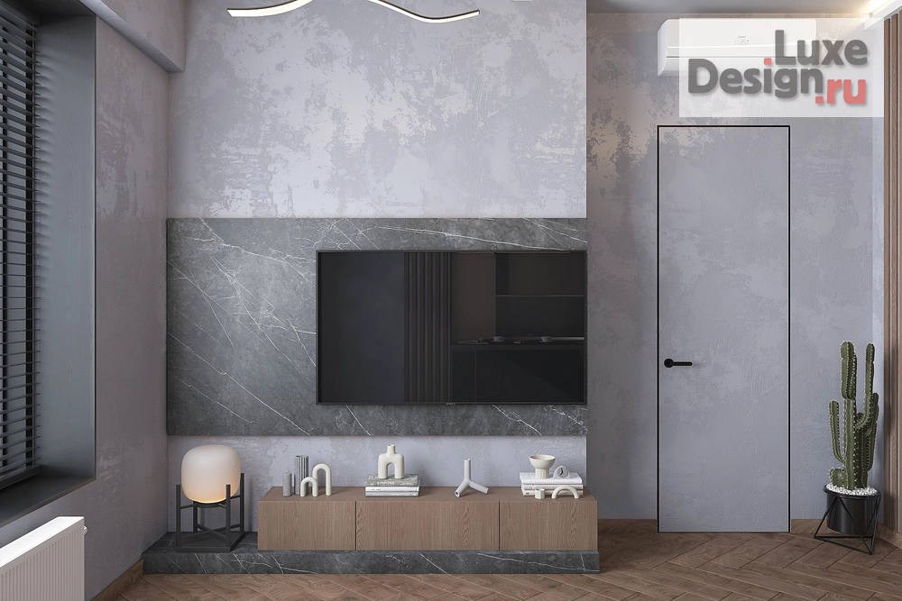 Дизайн интерьера двухкомнатной квартиры "Фактура" (фото 11)