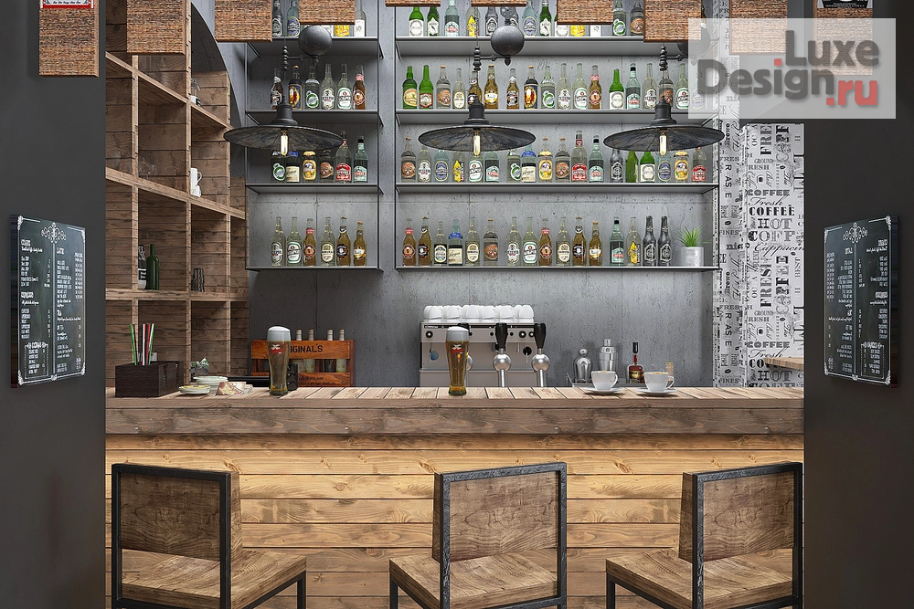 Дизайн интерьера кафе "Пивной Бар на Рождественской." (фото 14)