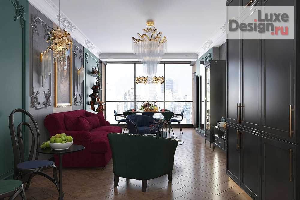 Дизайн интерьера квартиры студии "Elysium" (фото 18)