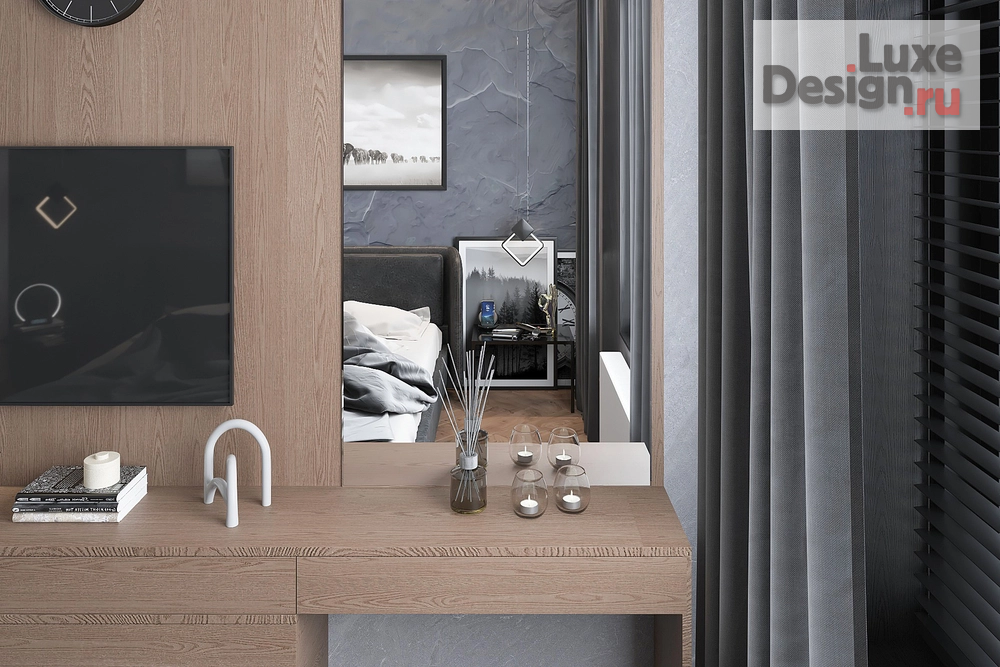 Дизайн интерьера двухкомнатной квартиры "Фактура" (фото 23)