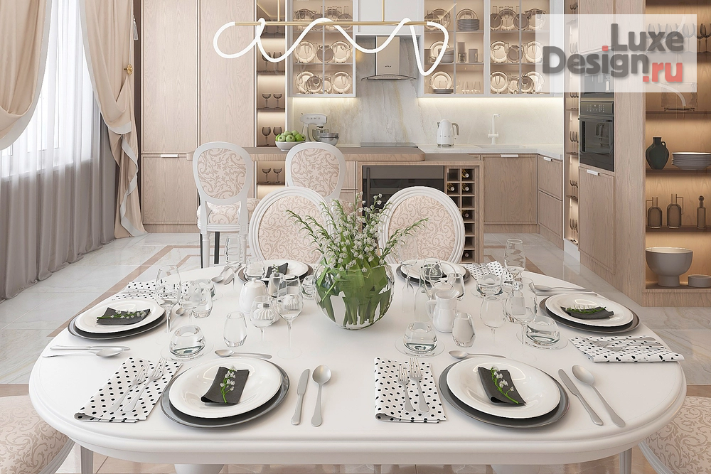 Дизайн интерьера коттеджа "Savoy" (фото 3)