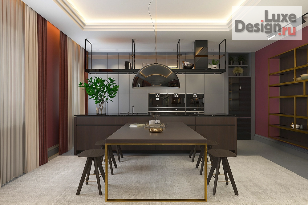 Дизайн интерьера коттеджа " Арлекин" (фото 3)