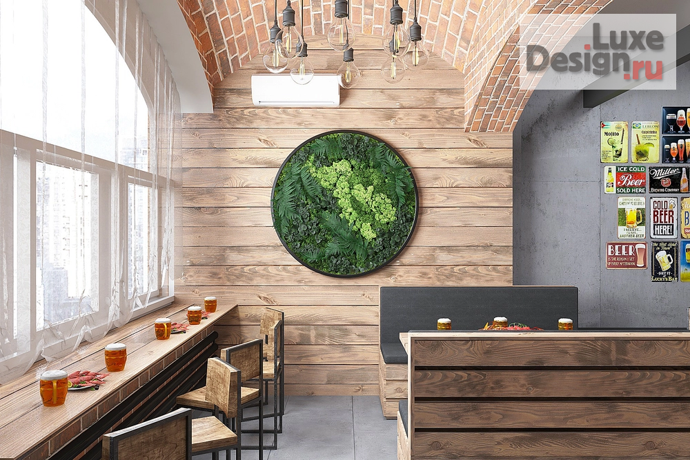 Дизайн интерьера кафе "Пивной Бар на Рождественской." (фото 6)