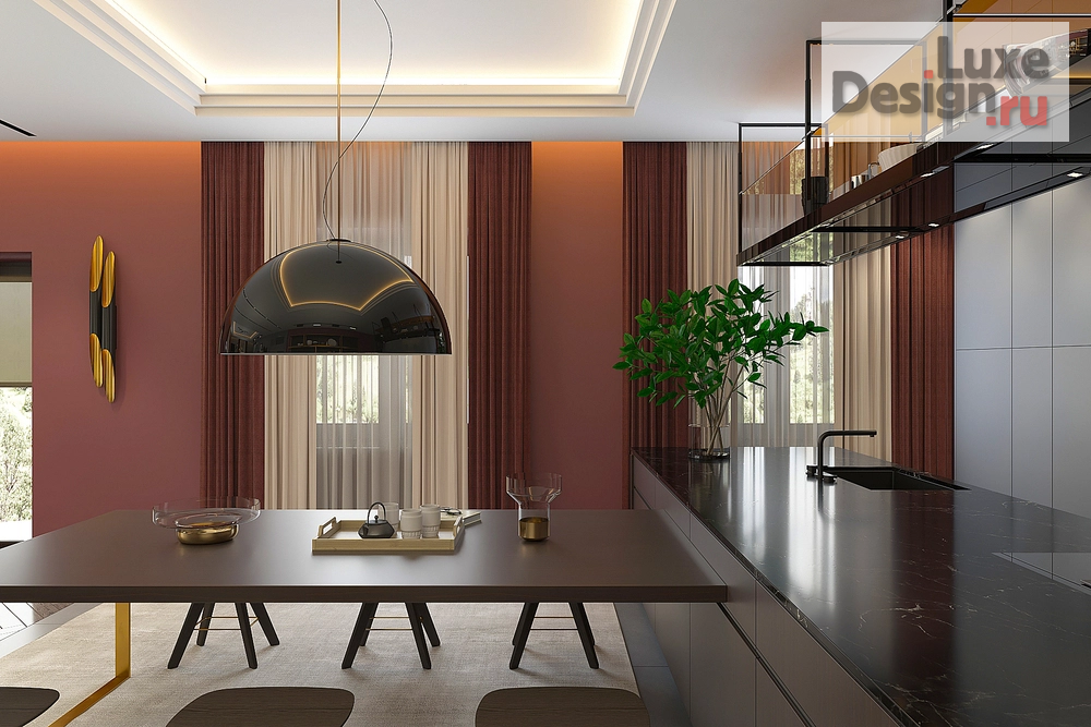 Дизайн интерьера коттеджа " Арлекин" (фото 6)