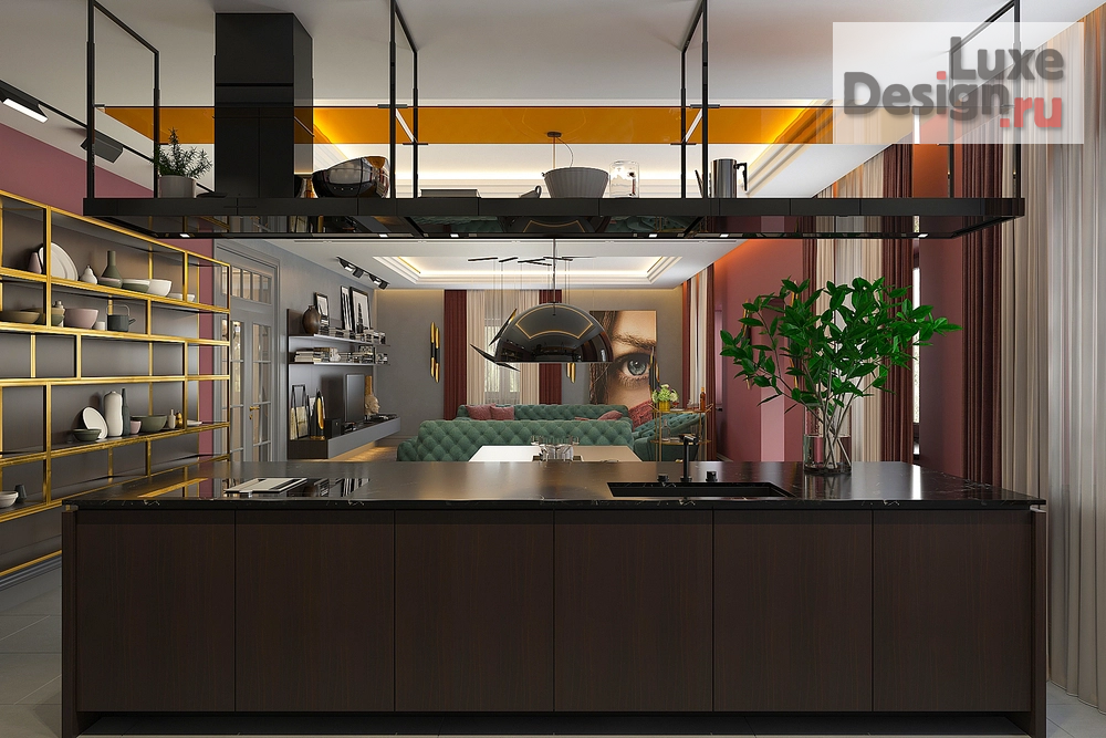 Дизайн интерьера коттеджа " Арлекин" (фото 8)