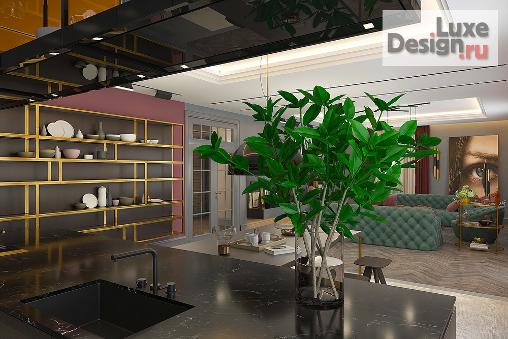 Дизайн интерьера коттеджа " Арлекин" (фото 9)