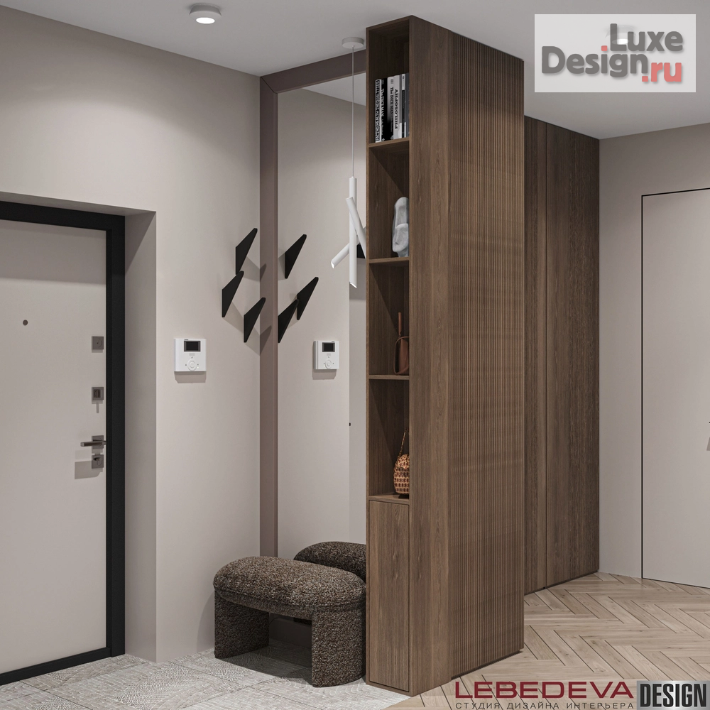 Дизайн интерьера трехкомнатной квартиры "КВАРТИРА В ПОДМОСКОВЬЕ 62 М.КВ." (фото 18)