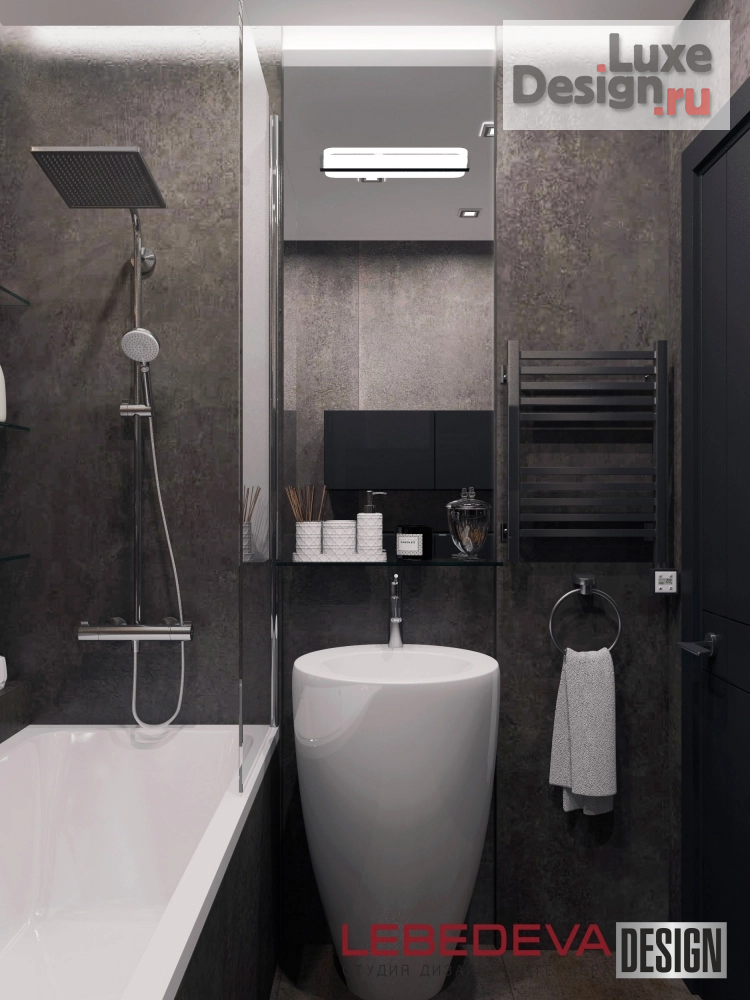 Дизайн интерьера двухкомнатной квартиры "КВАРТИРА 53 М.КВ. ГОРОД МОСКВА" (фото 18)