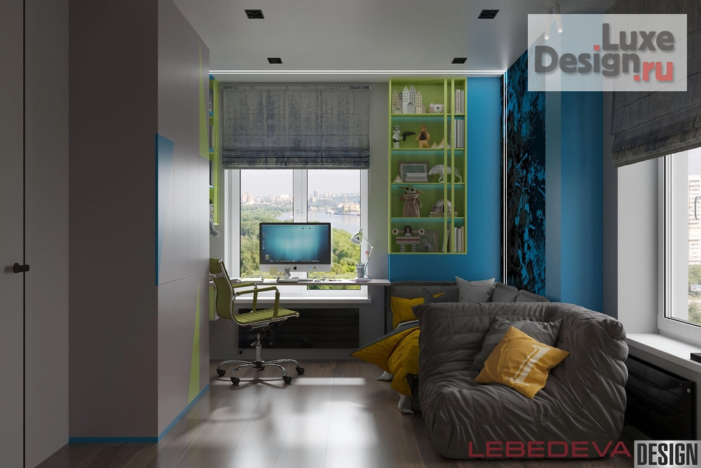 Дизайн интерьера четырехкомнатной квартиры "КВАРТИРА 85 М.КВ. ГОРОД МОСКВА" (фото 24)