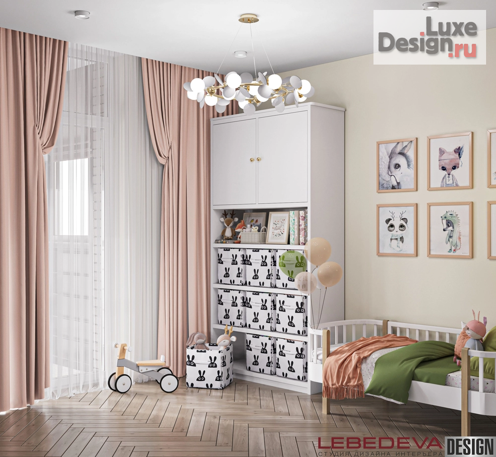 Дизайн интерьера трехкомнатной квартиры "КВАРТИРА В ПОДМОСКОВЬЕ 62 М.КВ." (фото 27)