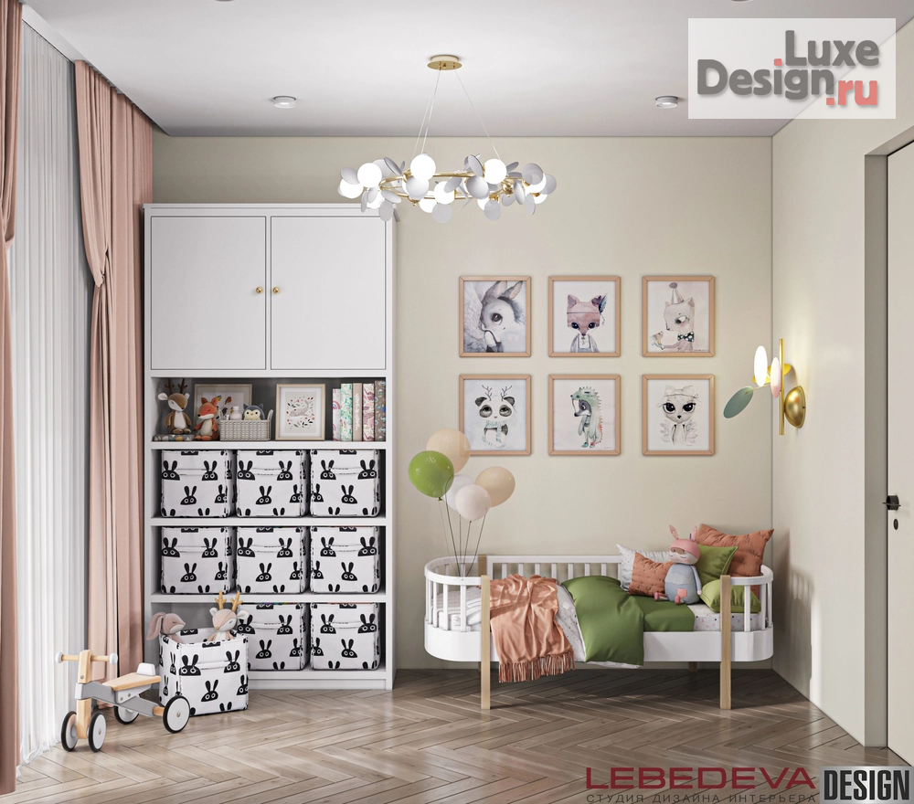 Дизайн интерьера трехкомнатной квартиры "КВАРТИРА В ПОДМОСКОВЬЕ 62 М.КВ." (фото 28)