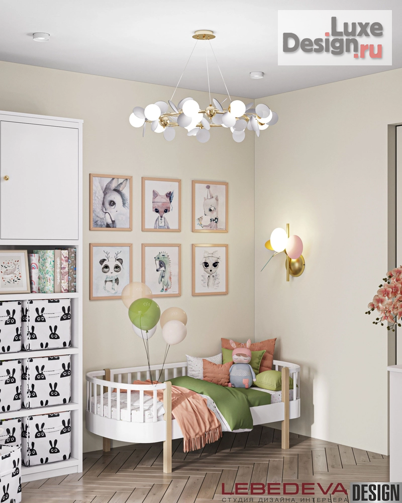 Дизайн интерьера трехкомнатной квартиры "КВАРТИРА В ПОДМОСКОВЬЕ 62 М.КВ." (фото 29)