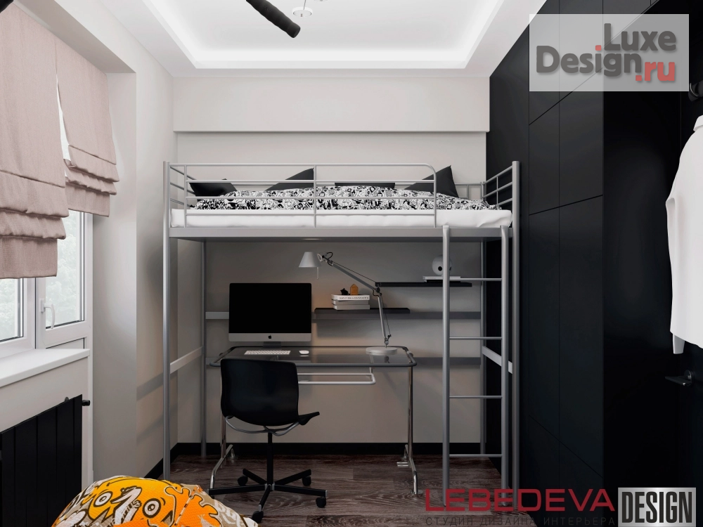 Дизайн интерьера двухкомнатной квартиры "КВАРТИРА 53 М.КВ. ГОРОД МОСКВА" (фото 28)