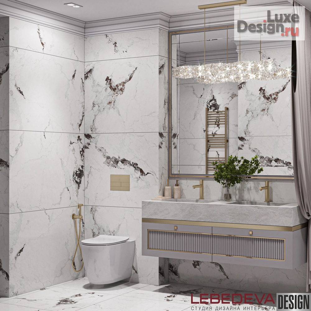 Дизайн интерьера трехкомнатной квартиры "КВАРТИРА 87  М.КВ. " (фото 34)