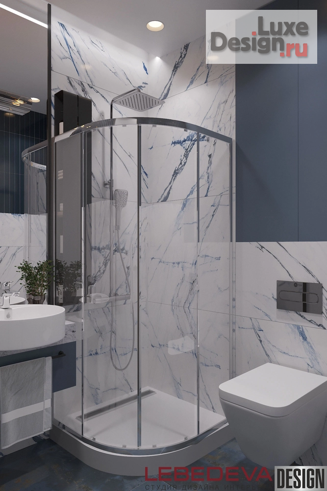 Дизайн интерьера четырехкомнатной квартиры "КВАРТИРА 85 М.КВ. ГОРОД МОСКВА" (фото 33)