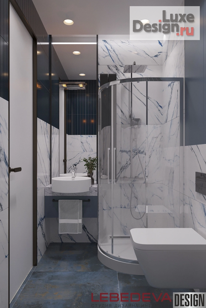 Дизайн интерьера четырехкомнатной квартиры "КВАРТИРА 85 М.КВ. ГОРОД МОСКВА" (фото 34)