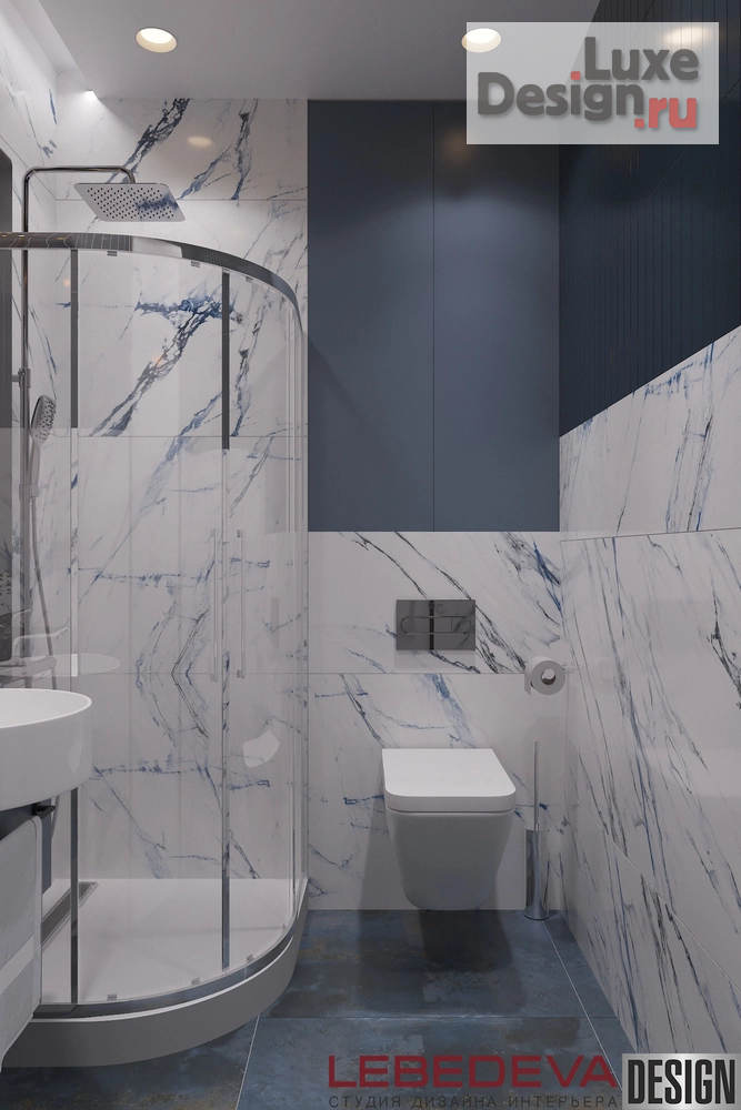 Дизайн интерьера четырехкомнатной квартиры "КВАРТИРА 85 М.КВ. ГОРОД МОСКВА" (фото 35)