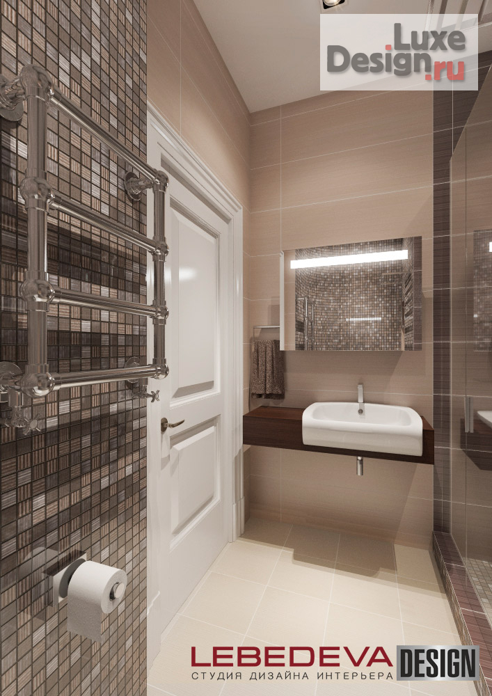 Дизайн интерьера загородного дома "Загородный дом площадью 350 м.кв. в подмосковном  городе Королеве ." (фото 41)