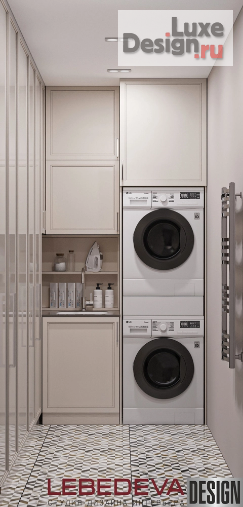 Дизайн интерьера трехкомнатной квартиры "КВАРТИРА 87  М.КВ. " (фото 48)