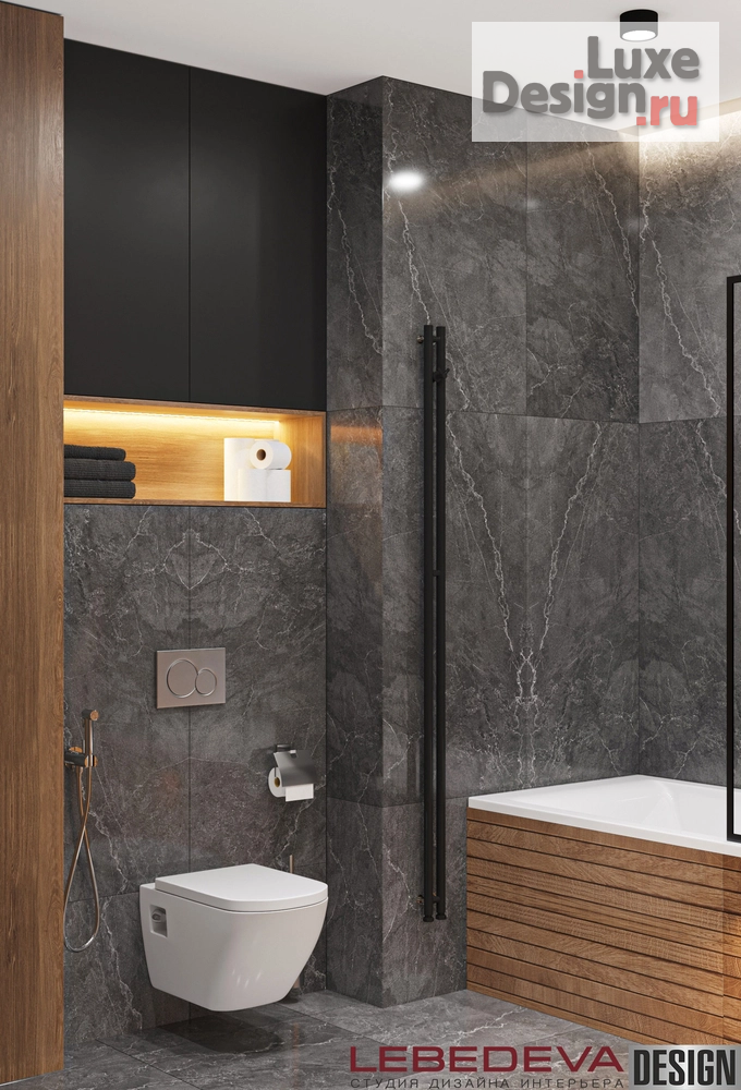 Дизайн интерьера трехкомнатной квартиры "КВАРТИРА В ПОДМОСКОВЬЕ 62 М.КВ." (фото 45)