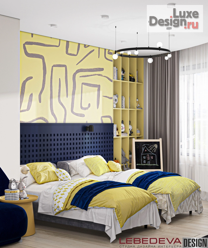 Дизайн интерьера детской "ДЕТСКАЯ КОМНАТА" (фото 4)