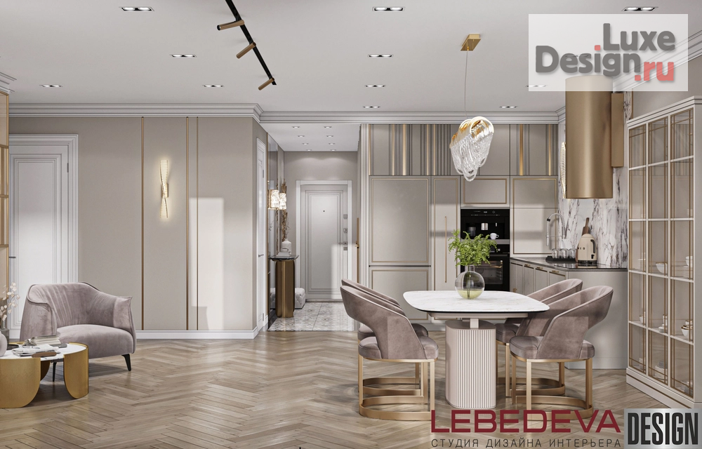 Дизайн интерьера трехкомнатной квартиры "КВАРТИРА 87  М.КВ. " (фото 12)