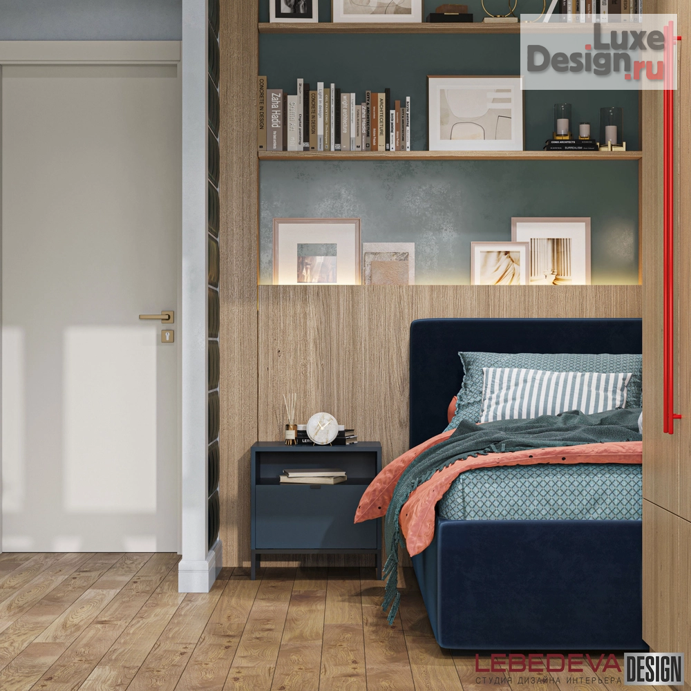 Дизайн интерьера трехкомнатной квартиры "КВАРТИРА В ПОДМОСКОВЬЕ  67 М.КВ." (фото 26)