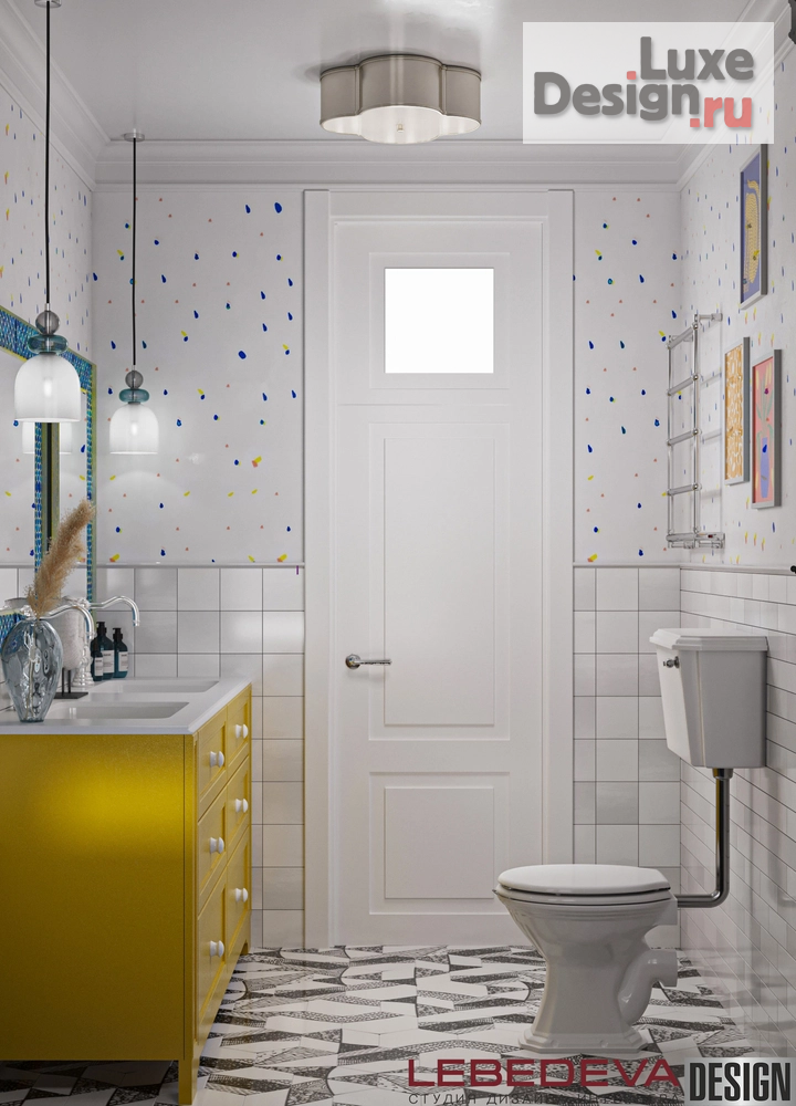 Дизайн интерьера ванной "ДЕТСКАЯ ВАННАЯ КОМНАТА" (фото 6)