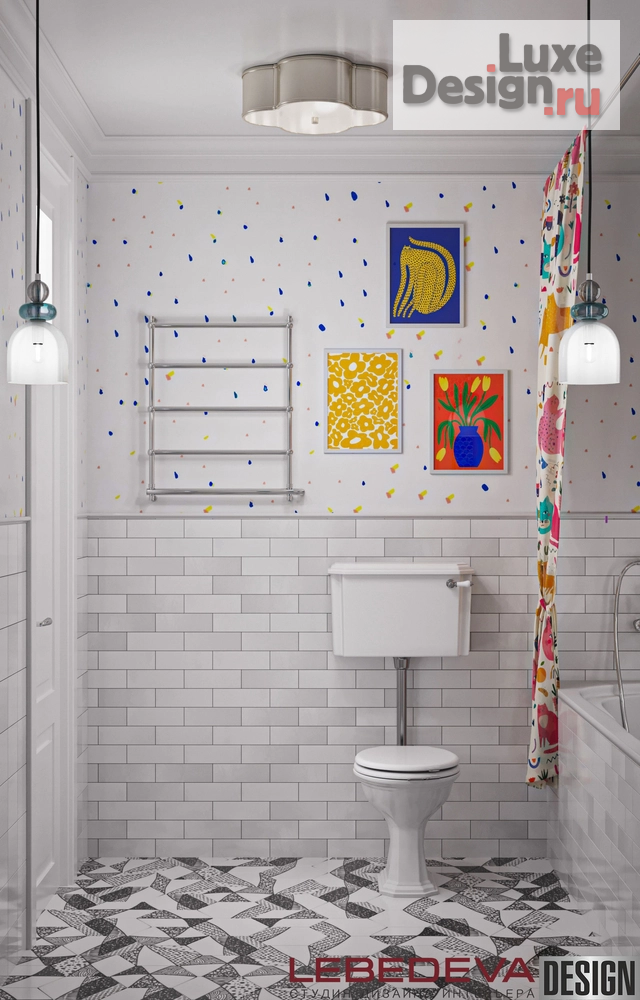 Дизайн интерьера ванной "ДЕТСКАЯ ВАННАЯ КОМНАТА" (фото 5)