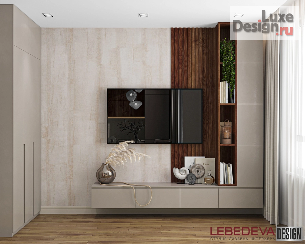 Дизайн интерьера трехкомнатной квартиры "КВАРТИРА В ПОДМОСКОВЬЕ  67 М.КВ." (фото 7)