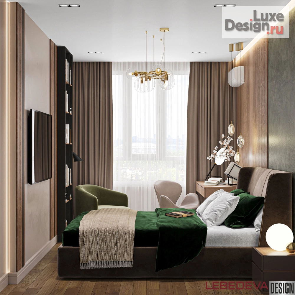 Дизайн интерьера трехкомнатной квартиры "КВАРТИРА В ПОДМОСКОВЬЕ  67 М.КВ." (фото 36)