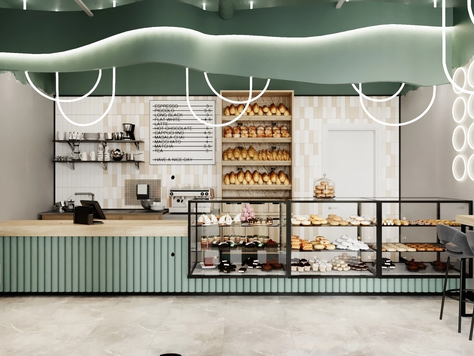 Дизайн интерьера в Москве "кондитерская "