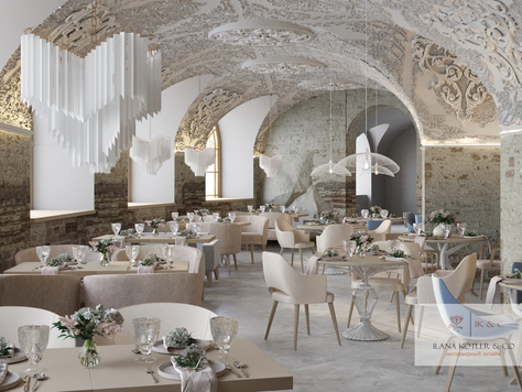 Дизайн интерьера в Москве "коммерческий интерьер (ресторан 360 м2) г. Сергиев Посад"