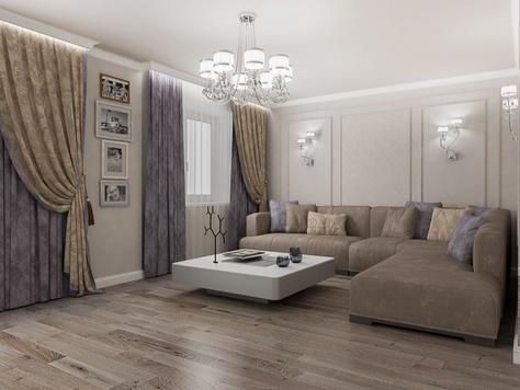 Дизайн интерьера в Москве ""Лирика""