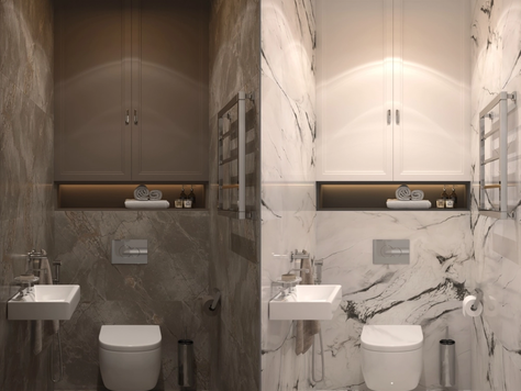 Дизайн интерьера ванной в Москве "Дизайн-студия Fusion"