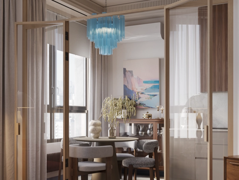 Дизайн интерьера двухкомнатной квартиры в Москве "ЖК Архитектор"