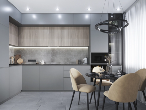 Дизайн интерьера двухкомнатной квартиры в Москве "Квартира у м. Сокол"