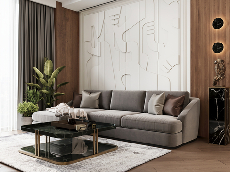 Дизайн интерьера частного интерьера в Москве "ЖК Прайм Парк"