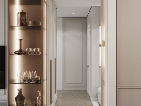 Дизайн интерьера частного интерьера в Москве "ЖК WILLTOWERS"