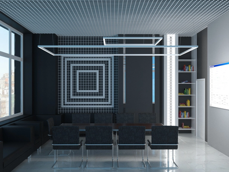 Дизайн интерьера офиса в Москве "Проект  зала для совещаний"