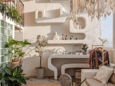 Дизайн интерьера в Москве "Йога Студия Сестра Луна"