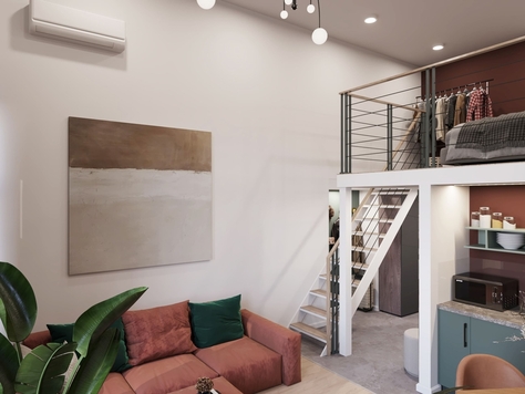 Дизайн интерьера в Москве "La Rue — апартаменты 27 м², Москва"
