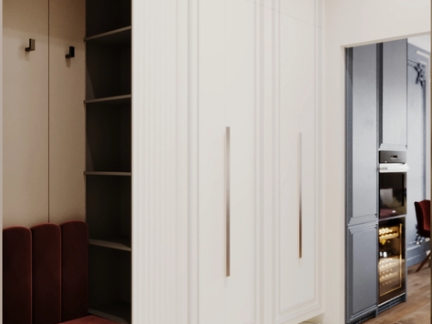 Дизайн интерьера двухкомнатной квартиры в Москве "Дизайн интерьера Москва ЖК WOW"