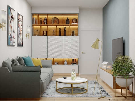 Дизайн интерьера в Москве "ЖК "Грин парк""