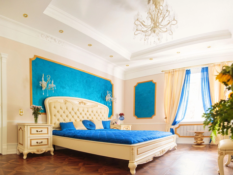 Дизайн интерьера в Москве "Ремонт и Дизайн интерьера спальни для Актрисы Ольги Аросевой на 1 канале в телепередаче "Идеальный ремонт""