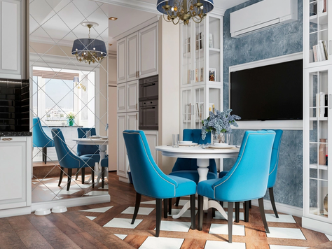 Дизайн интерьера в Москве "Квартира в стиле неоклассика"