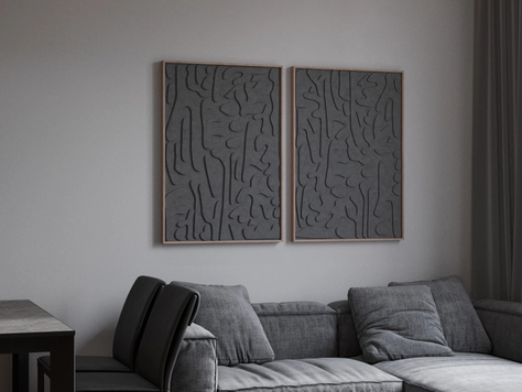 Дизайн интерьера двухкомнатной квартиры в Москве "Интерьер квартиры в ЖК "Slava" (Москва)"